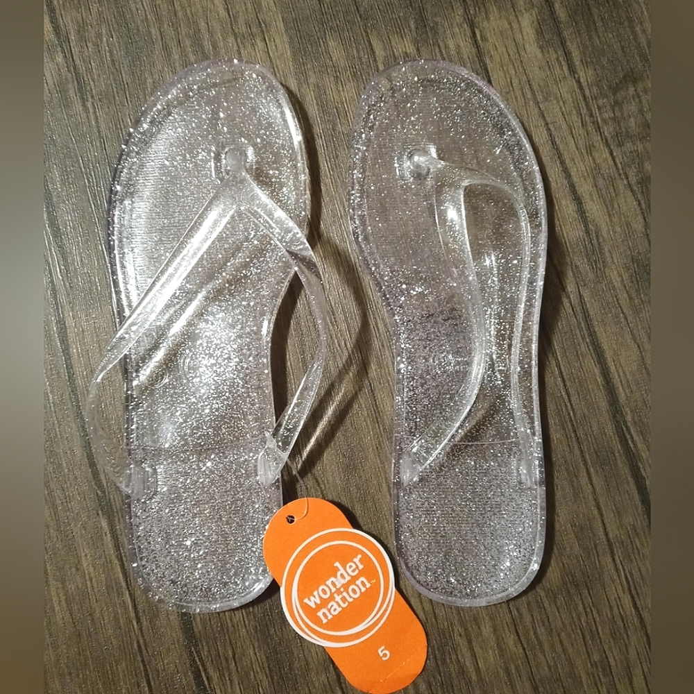 Wonder Nation Girl's Flip Flops